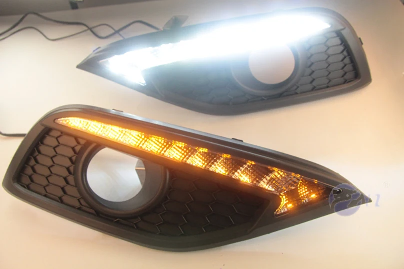 Автомобильные мигающие drl 2 шт. для Honda CRV CR V 2012 2013 2014 DRL Противотуманные фары