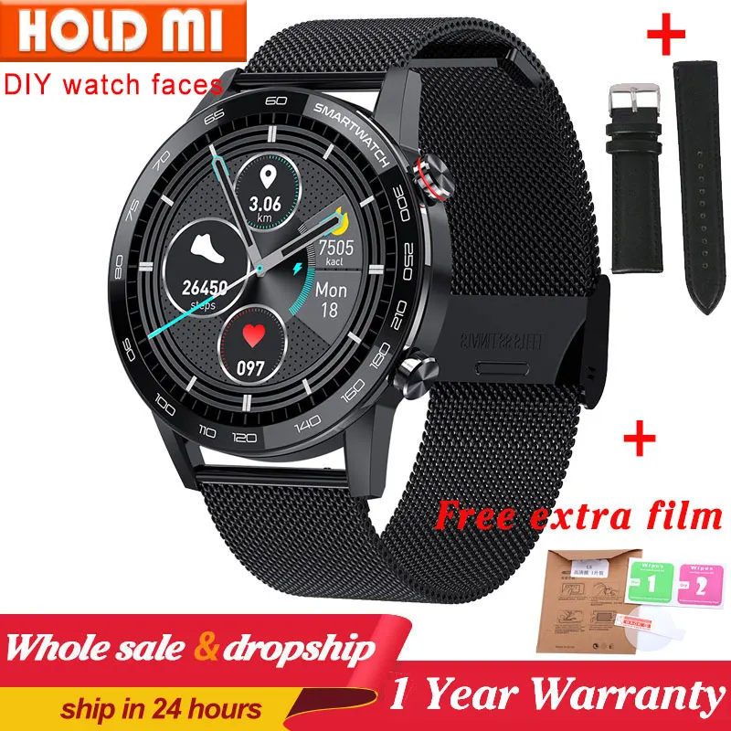 Смарт-часы L5 L16 мужские водонепроницаемые IP68 с пульсометром и прогнозом погоды |