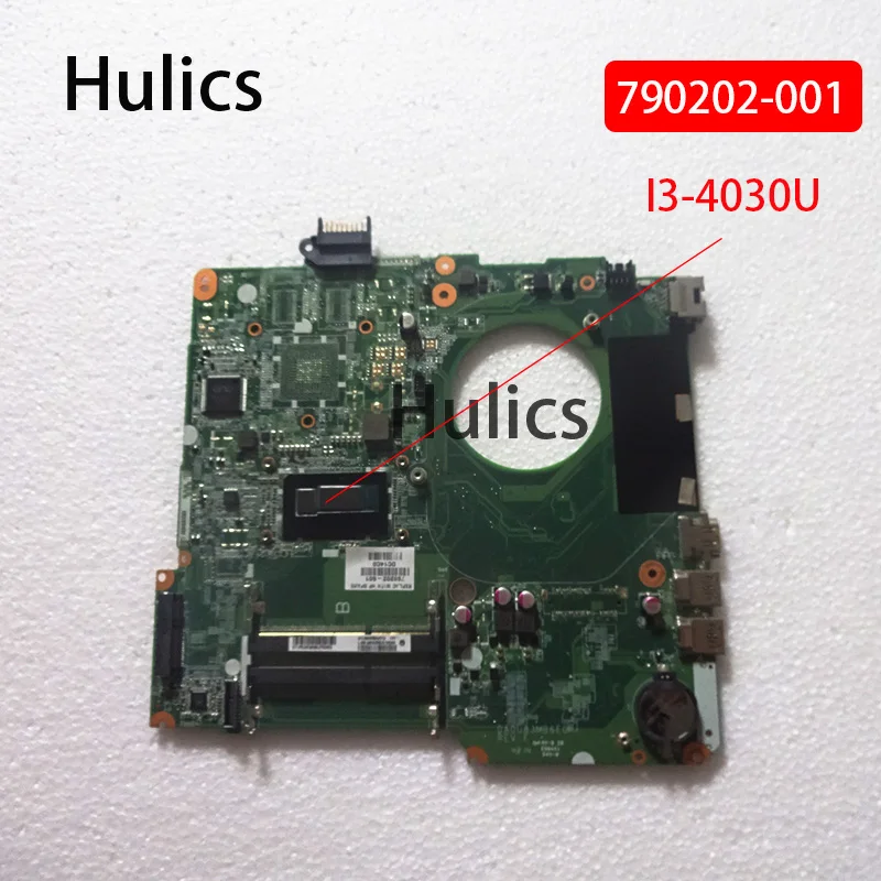 Huics Original para hp Pavilion 15-f018dx 15-f019dx 15-f Computador Portátil Placa-mãe I34030u Cpu 790202501 790202001 Placa-mãe para notebook