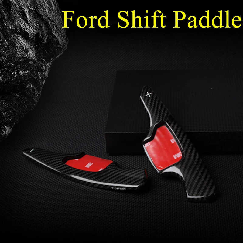

For Ford Taurus Car Steering Wheel Shift Paddle Carbon Fiber Gear Shifter Extension Paddle