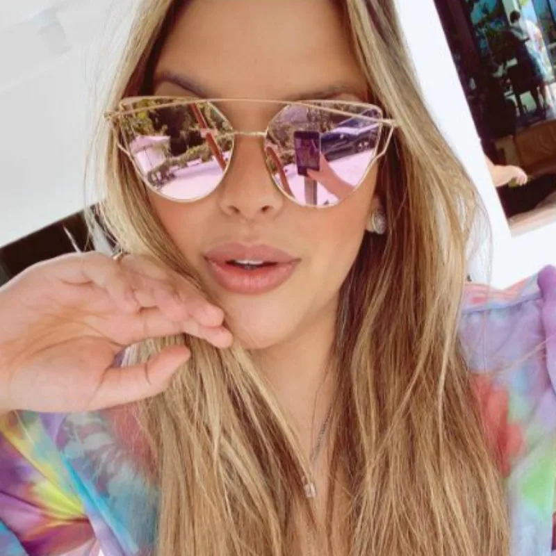 Солнцезащитные очки кошачий глаз для мужчин и женщин винтажные брендовые