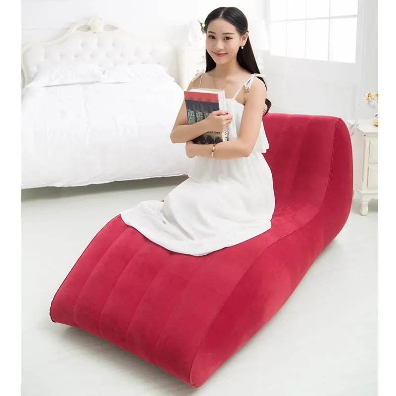 

Удобный надувной диван для увеличения толщины, креативный флок, ленивый диван типа S, кресло для взрослых