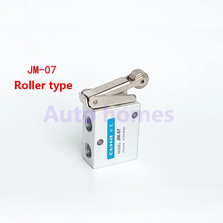 Вращающийся ручной пневматический клапан 3 направления 1/4 дюйма Φ/06/06A/07/07A ручная