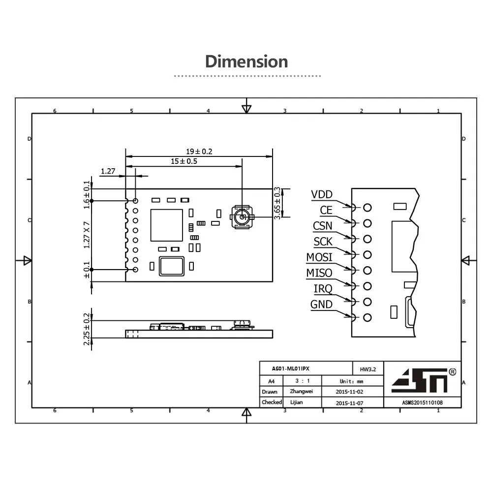 Рисунок 3 - AS01-ML01IPX 0dBm 1mW 200m 2