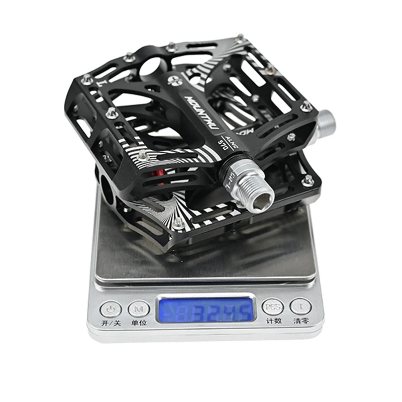 Подшипник MTB Педали CNC Maching 324g сверхлегкие педали 100X102X28mm Титан Синий Красный