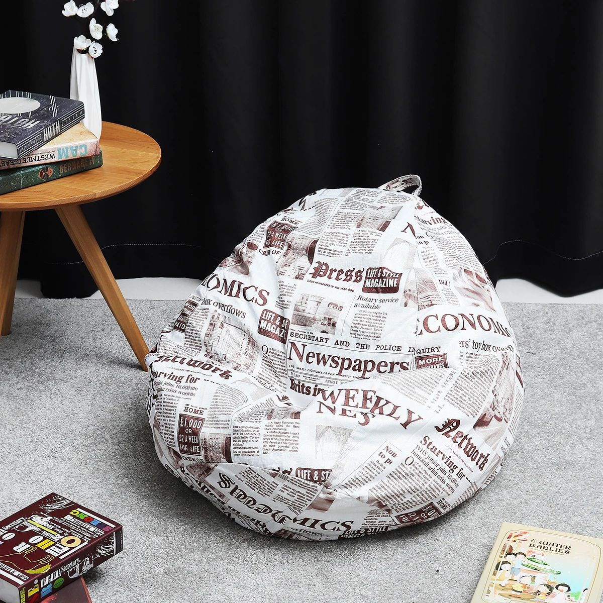 13 цветов ленивый биновый мешок диваны чехлы стулья без наполнителя льняная ткань