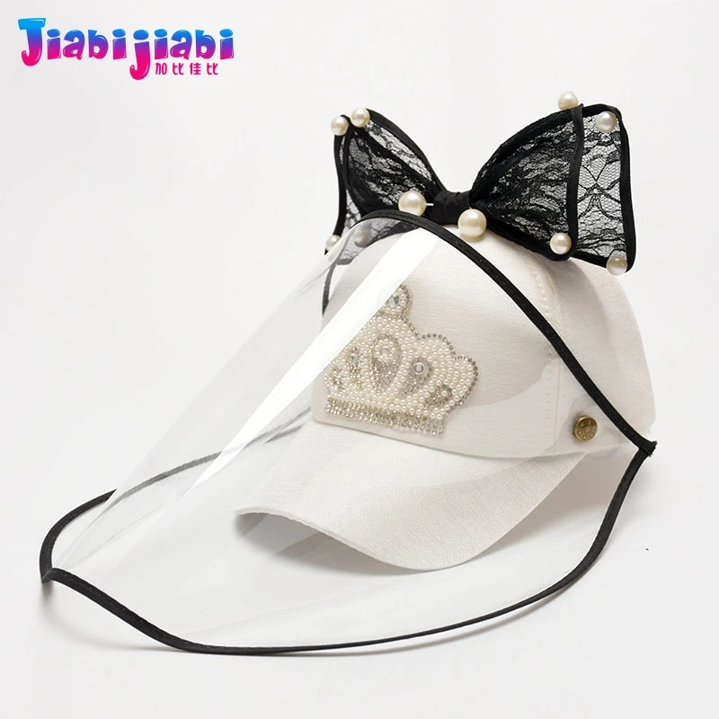 Летняя детская шапка маска для женщин защита от вирусов лица пятен девочек с