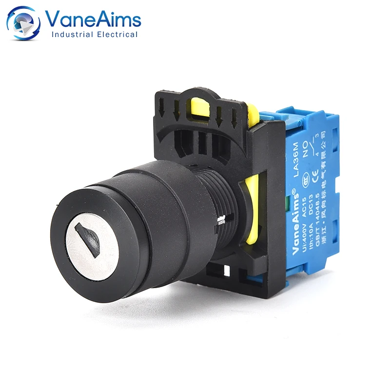 Кнопка включения/выключения вращающаяся кнопка включения 22 мм переключатель