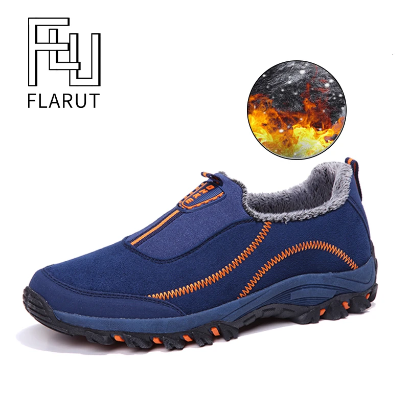 Теплые мужские кроссовки зимняя хлопковая обувь женская спортивная на меху
