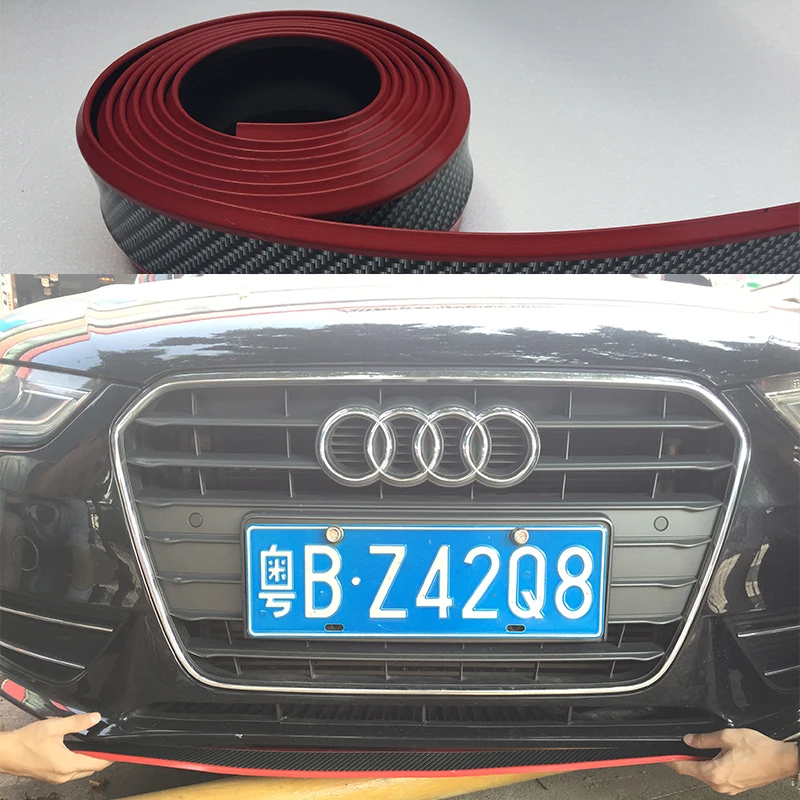 Передний бампер разветвитель для подбородка спойлер комплект обшивки корпуса Audi