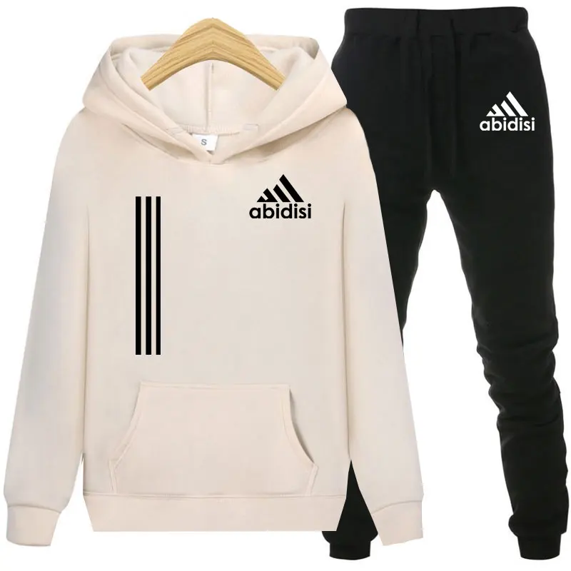 

Женский спортивный костюм из двух предметов, толстовка с капюшоном и брюки