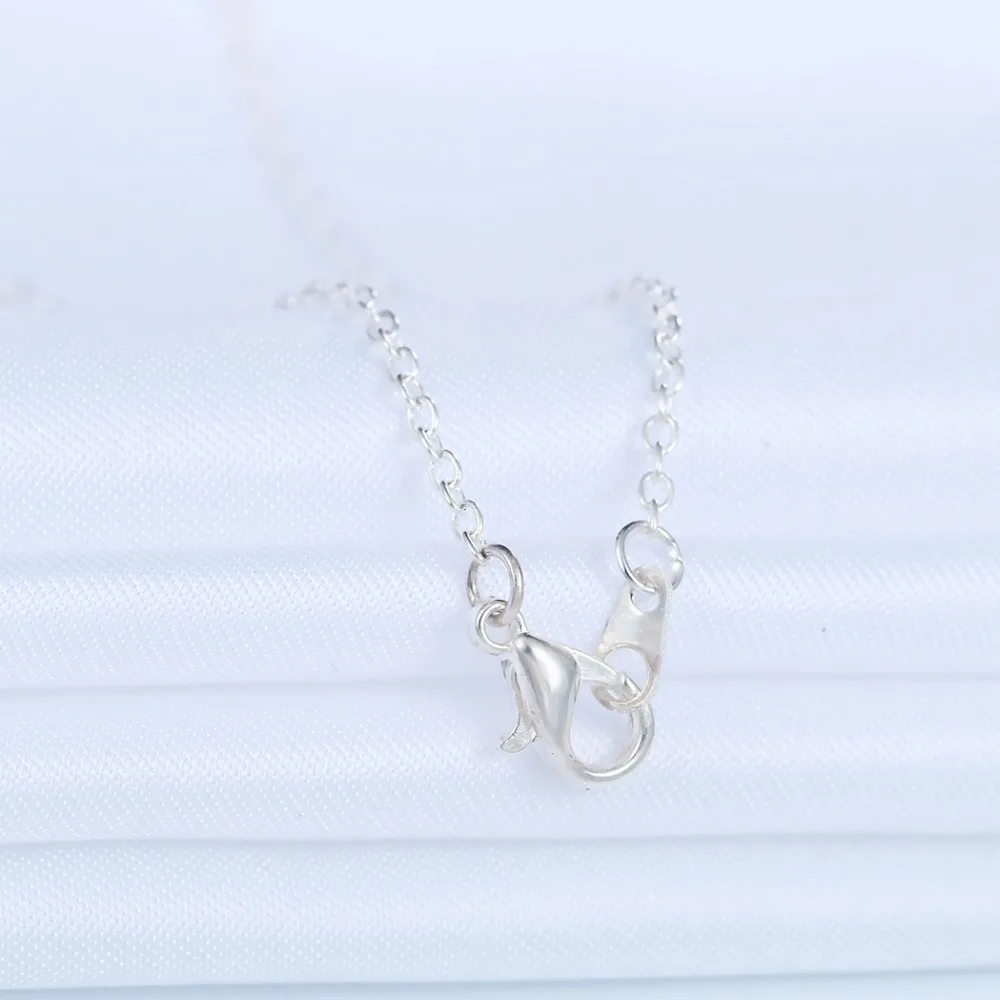 Ожерелье Chandler с кулоном в форме сердца невидимая цепочка для женщин любовь