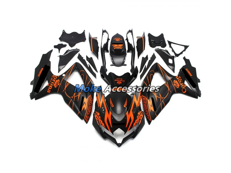 

Motorcycle Fairings Kit Fit For gsxr600/750 2008 2009 2010 Bodywork Set High Quality ABS Injection NEW Carola Orange - 2