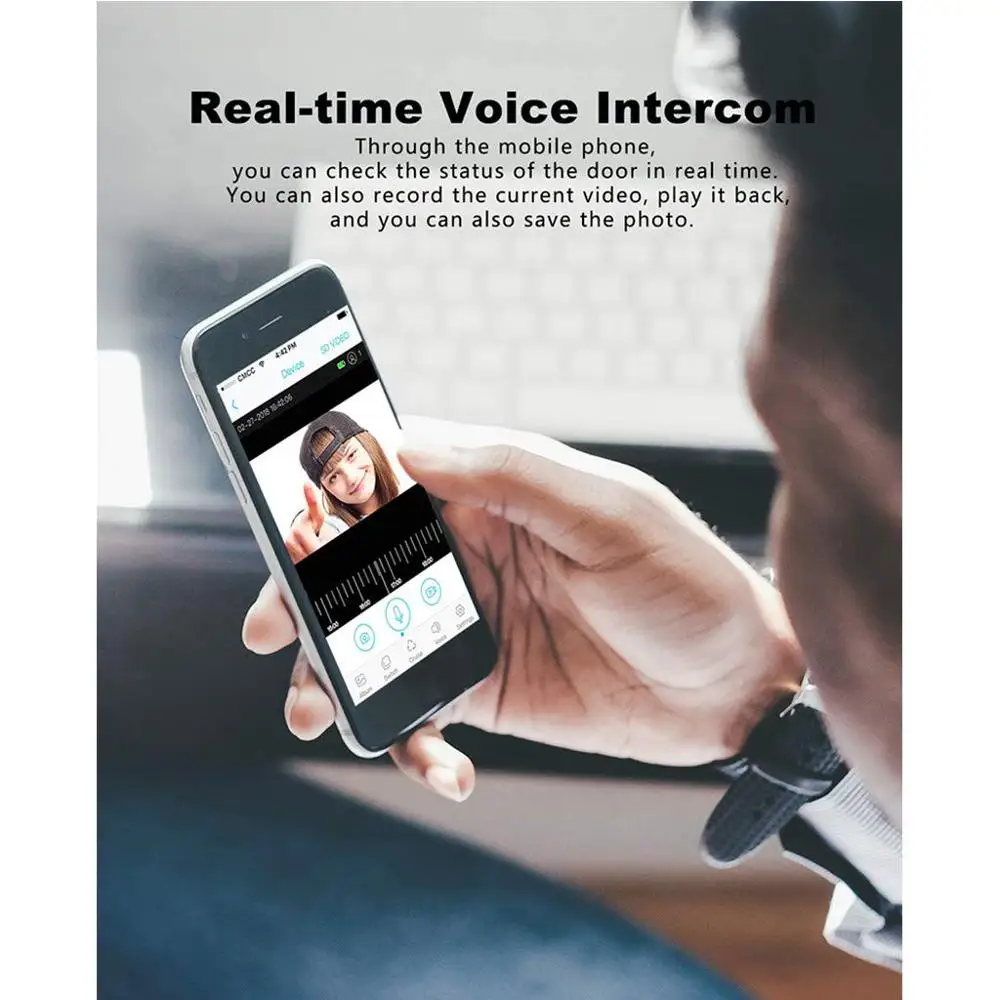 V5 умный дверной звонок видео домофон Интерком IP Wi Fi телефон колокольная камера
