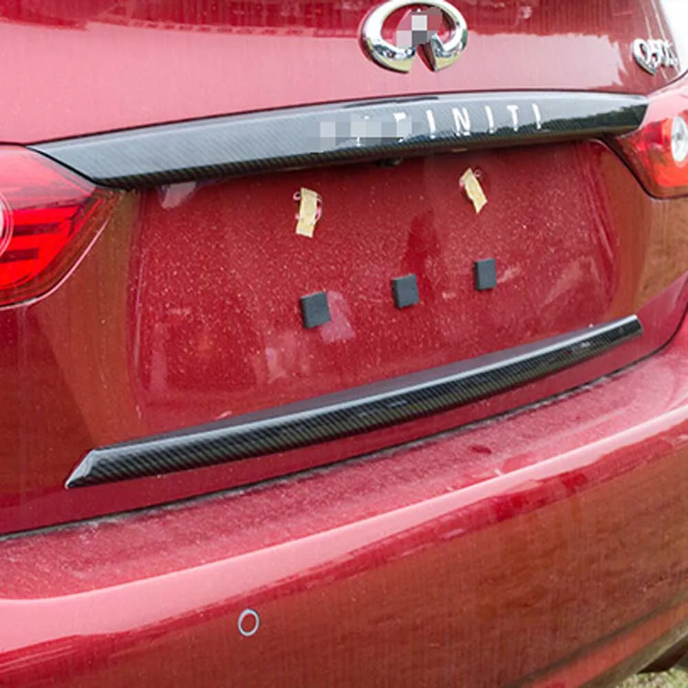 Декоративная наклейка на заднюю дверь багажника отделочные полосы для Infiniti Q50 Q50L