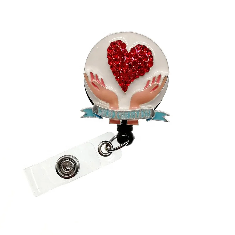 Блестящая Стразы кристальная выдвижная лента крылья ангела для медсестры врача