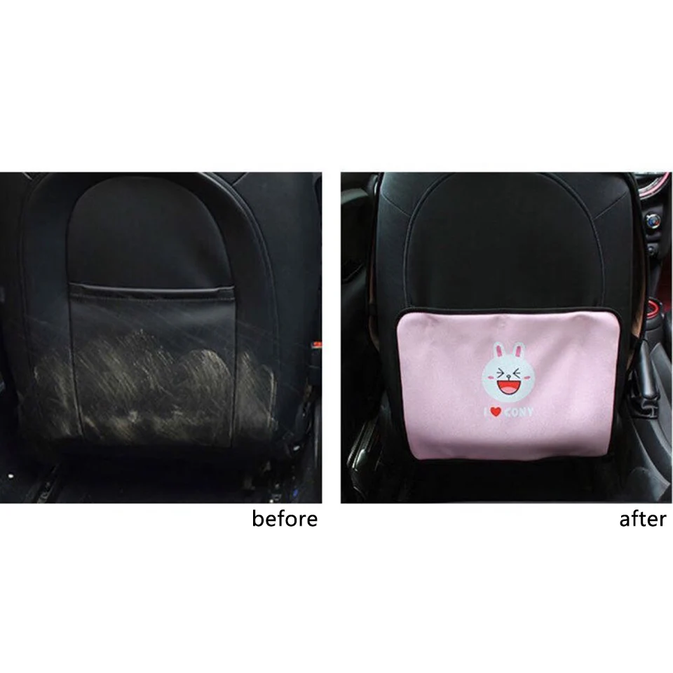 Car Seat Back Protector Children Anti kick Mat Cover For Hyundai Creta Tucson Volkswagen VW Golf 6 7 GTI Kia Ceed Rio Sportage