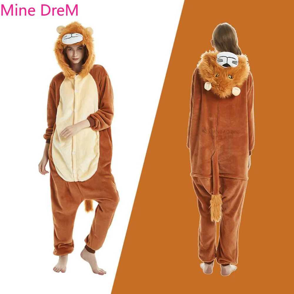 Пижама-кигуруми унисекс для взрослых пижама-кигуруми в виде панды собаки волка