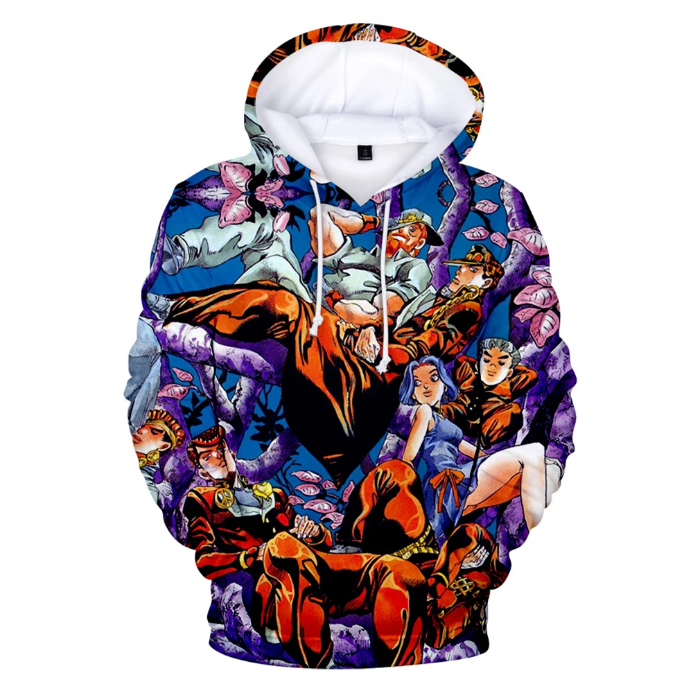 

Autumn 3D JoJo's Bizarre Adventure Hoodies Sweatshirts Men Women Hoodie Hot Fashion Suitable 3D JoJo Boys Girls Pullovers