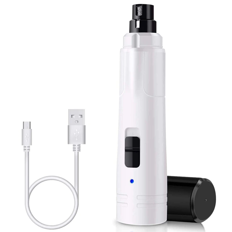 

Машинка для маникюра со светодиодный светильник кой, 2-скоростной электрический триммер для домашних питомцев, мощный безболезненный уход ...