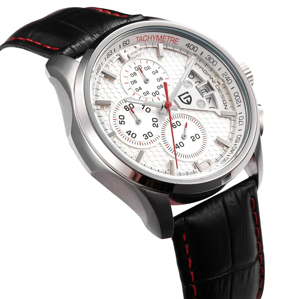 

PAGANI DESIGN Men's Chronograph Watches Men Luxury Brand Quartz Sport Wristwatch Dive 30m Casual Watch relogio masculino PD-3306