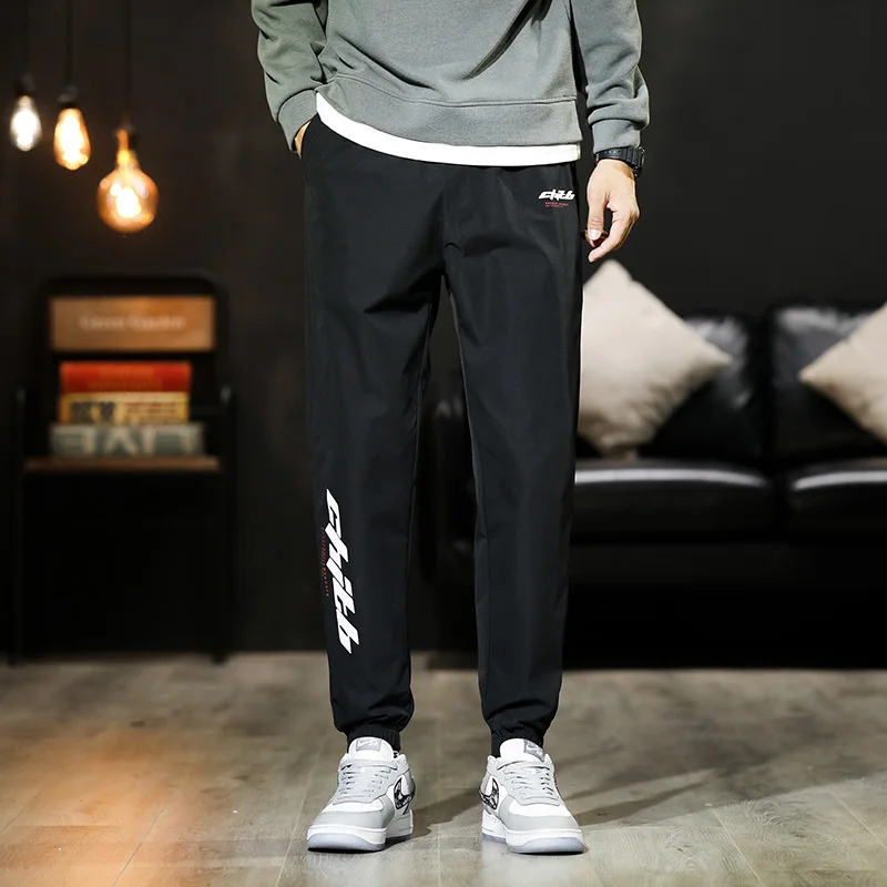 

Men's Casual Pants Men 2021 Spring New Solid Sweatpants Joggers Trousers Street Wear Sports Plus Size Pants Trousers Pants Men