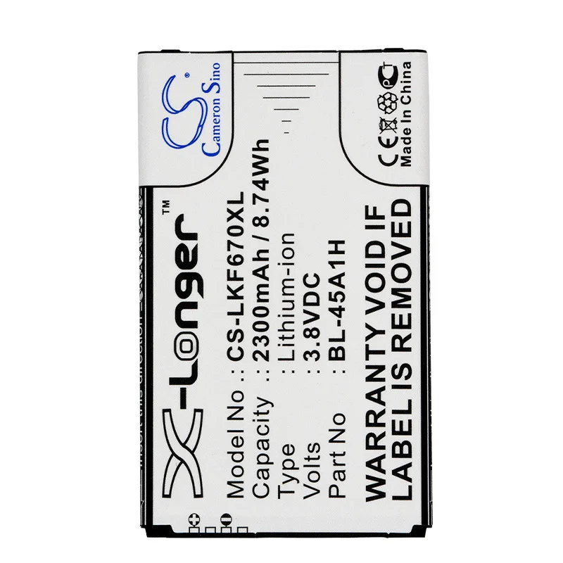 Камера для LG F670 F670K F670L F670S K10 4G LTE Dual SIM K410 K420N M2 MS428 Premier Q10 BL-45A1H аккумулятор |