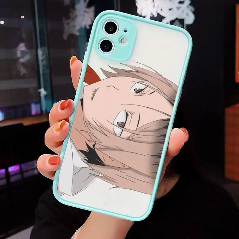 

Kenma Kozume of Haikyuu Phone Case Matte Transparent for iPhone 7 8 11 12 s mini pro X XS XR MAX Plus cover funda