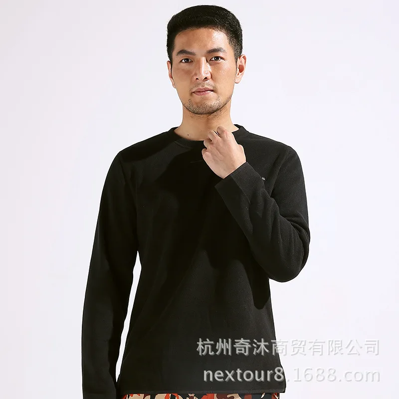 Осень зима мужские флисовые теплые спортивные тактические Топы Открытый Бег