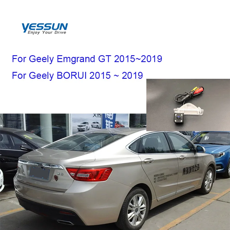Камера заднего вида рыбий глаз для Geely Emgrand GT BORUI 2015 ~ 2019 камера geely vision x6 X7/камера