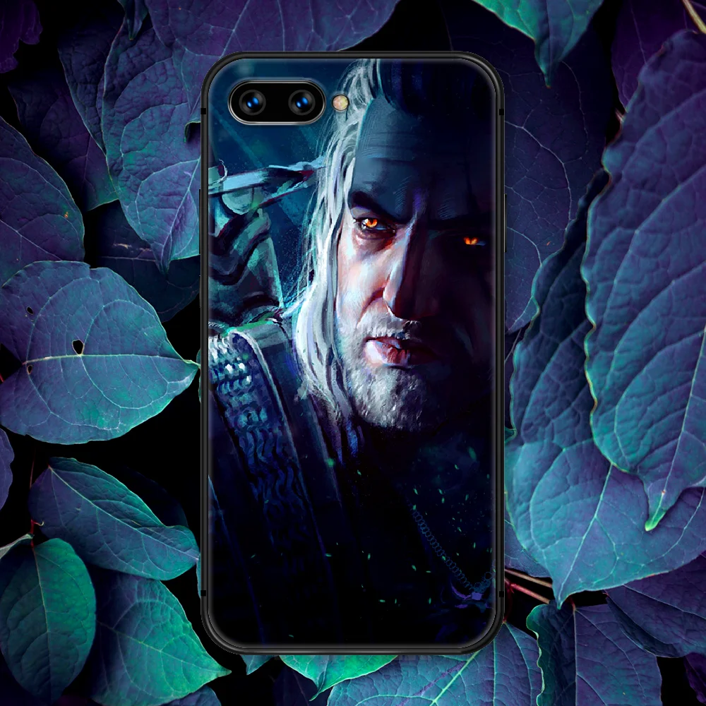 

Witchers Geralt Game Phone Case For Huawei Honor 6A 7A 7C 8 8A 8X 9 9X 10 10i 20 Lite Pro Play black Cell Luxury Etui Pretty