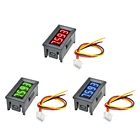 DC 0-100 в 0,56 дюймов Напряжение Вольтметр Манометр 3 провода светодиодный Дисплей Цифровой вольтметр миниатюрный датчик Монитор Панель