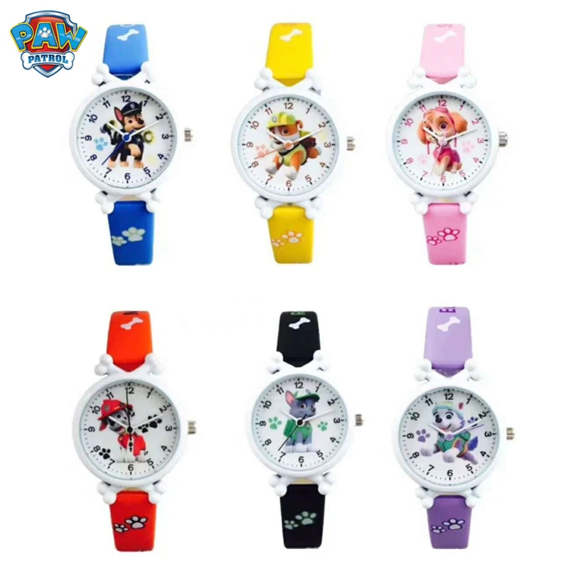 Милые цифровые часы Paw Patrol Skye Marshall аниме фигура кварцевые развитие интеллекта