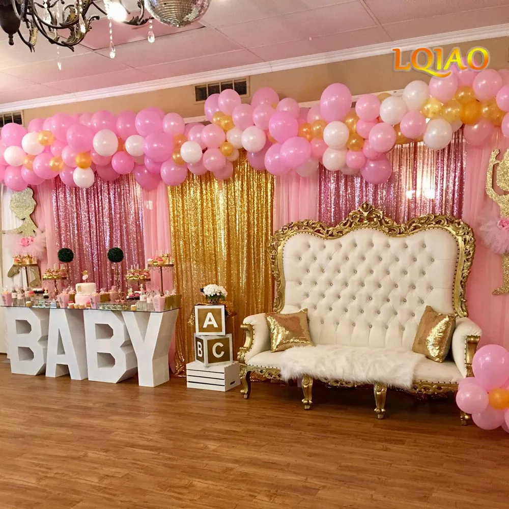 10x10FT розовое золото/шампанское блесток ткань фон свадебные фото стенд фоны для фотостудии/вечерние/Рождественский Декор