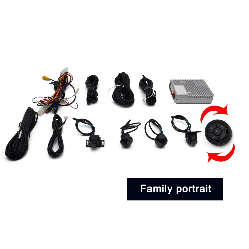 Smartour 3D HD 360 автомобильная система наблюдения за окружающим видом птицами 4 камеры