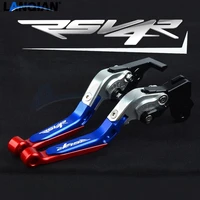 motorcycle accessories aluminum adjustable extendable foldable brake clutch levers for aprilia rsv4r rs v4 r 2009 2019 2017 2018