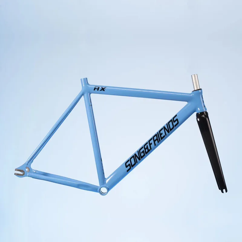Рама велосипедная RX 700c 6061-T6 алюминиевая и вилка Fixie 48-60 см | Спорт развлечения