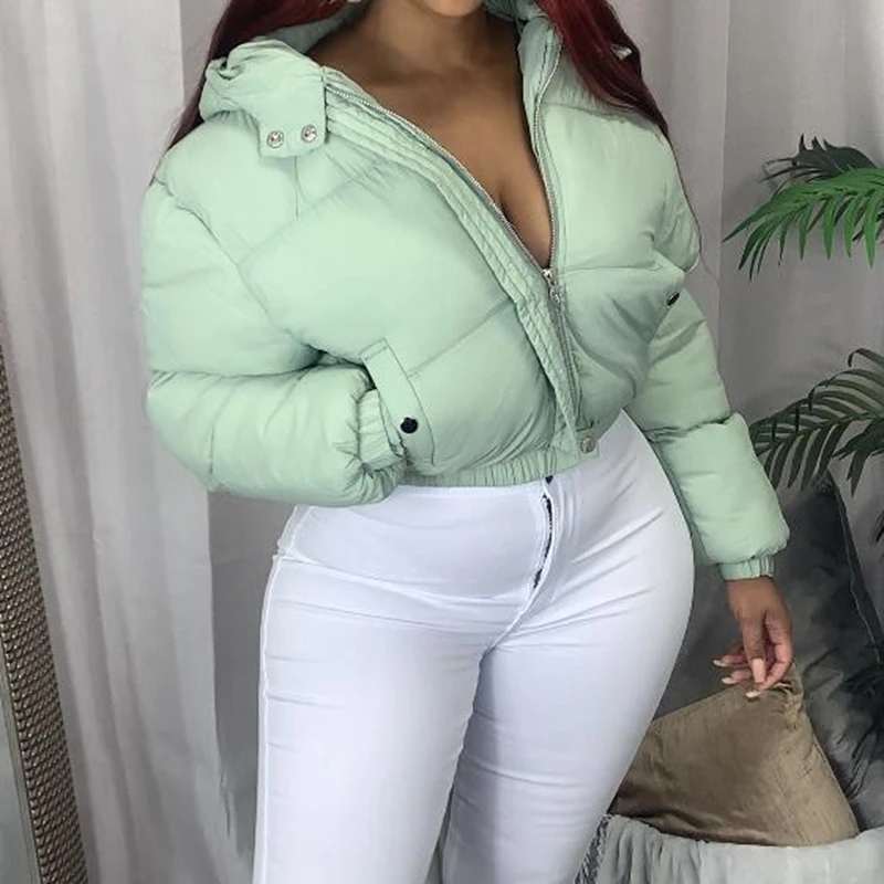 

Пуховик женский с капюшоном, на осень/зиму, оранжевая, фиолетовая, зеленая парка, 2022 мягкая куртка, женская одежда