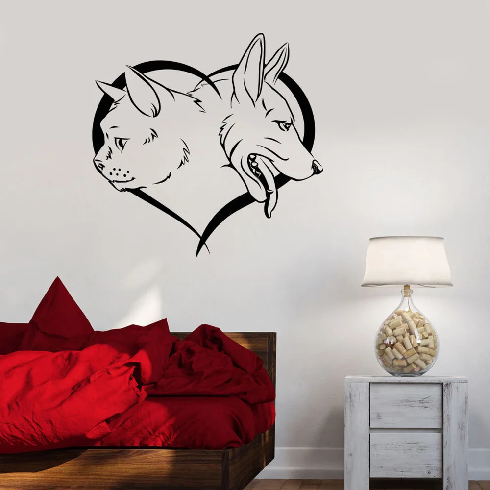 

Вашему ребенку выбрать знак виниловые наклейки в виде Фотообоев c переводными картинками питомец животное собака Кот окна Стикеры любовь д...