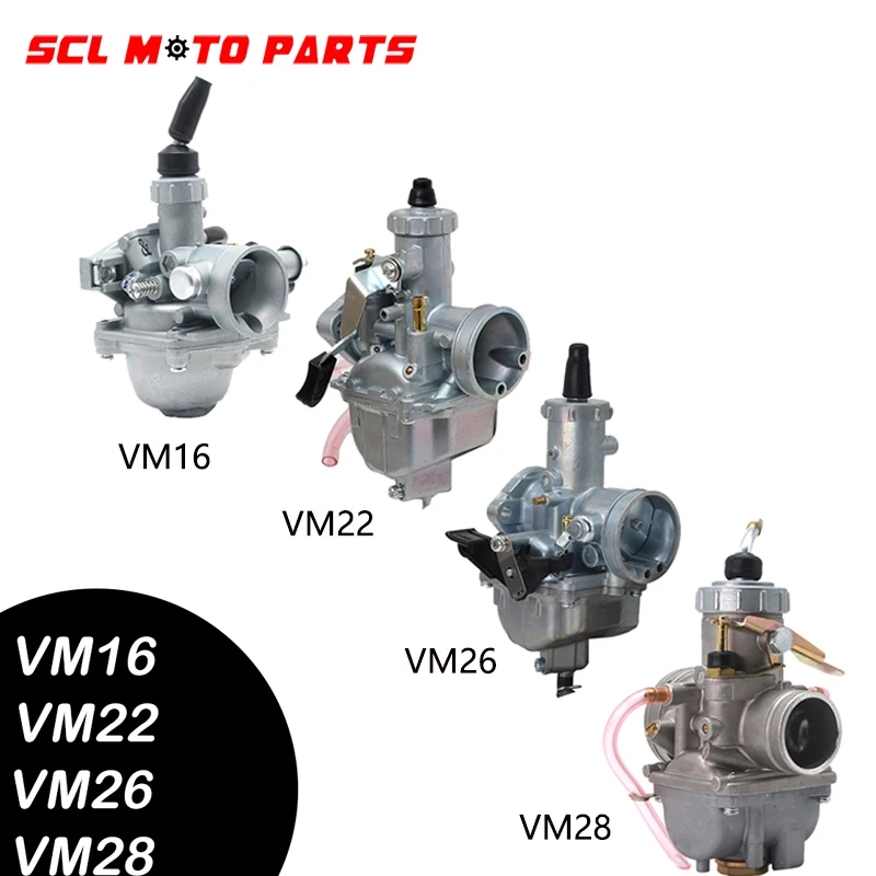 

ALconstar-Mikuni VM16 VM22 VM26 VM28 Carburetor 19 26 30 32MM Carb For 50-200cc Dirt Pit Bike ATV Quad Motorcycle Carburetor