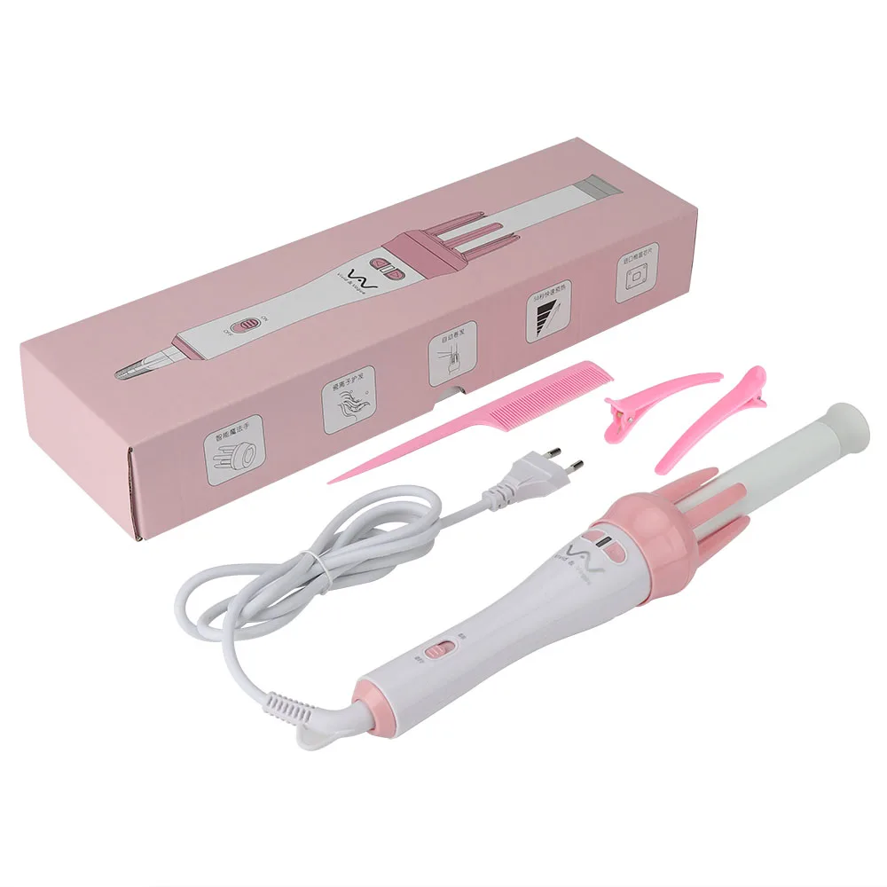 Автоматическая Плойка для волос вращающаяся на 360 градусов щипцы завивки