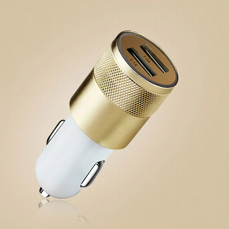 Congdi Mini 2 порта USB Автомобильное зарядное устройство адаптер для телефона с двумя
