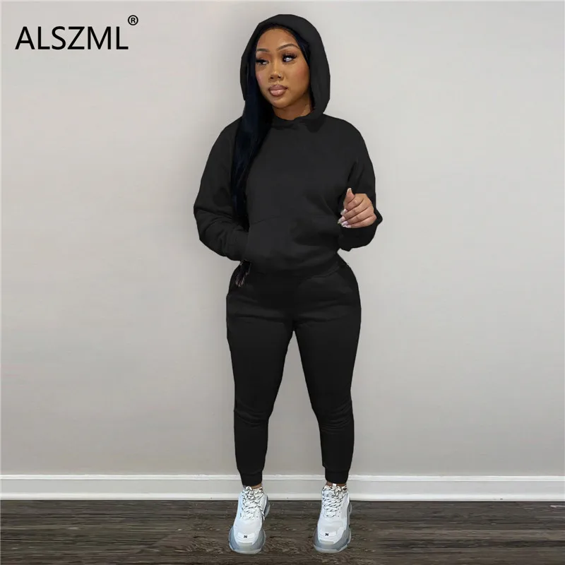 Костюм спортивный однотонный для девочек Повседневный свитер с длинным рукавом