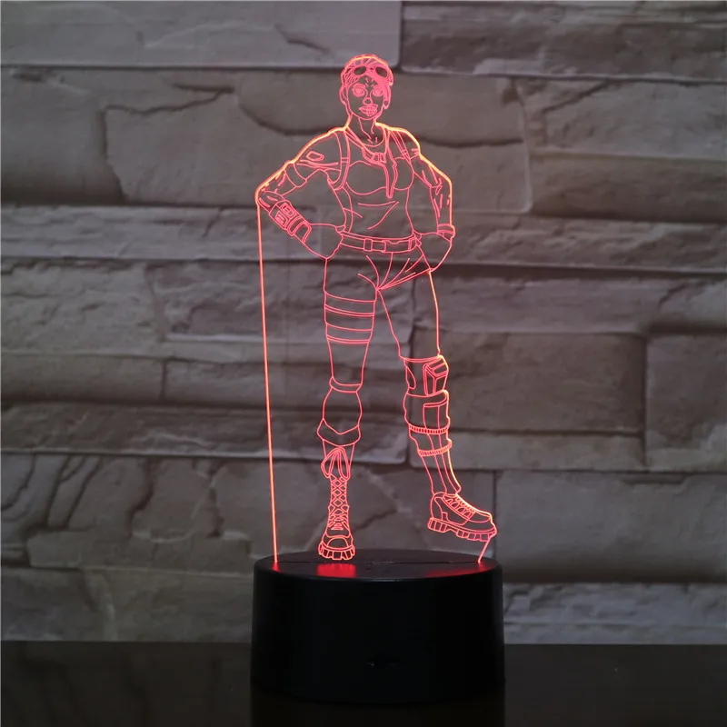 

Hot Game Figure 3D LED Night Light Changing Lamp Halloween Light Acrylic Illusion Desk Lamp For Kids Decor Gift Dropshipping