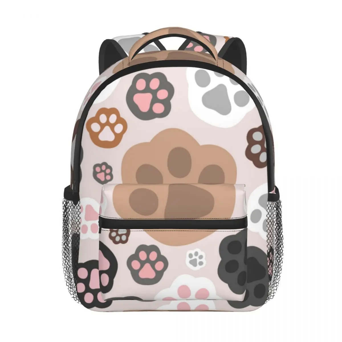 Kids Backpack Funny Cat Paws Kindergarten Children Mochila School Bag