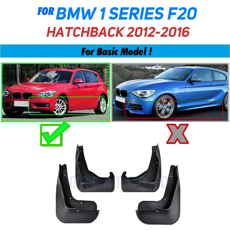 

Спереди и сзади Брызговики подходят для хэтчбеков BMW серий 1 F20 F21 2012, 13, 14, 15, 16, 17, 18, 2019 брызговик крыло мотоцикла аксессуары 116i 118i