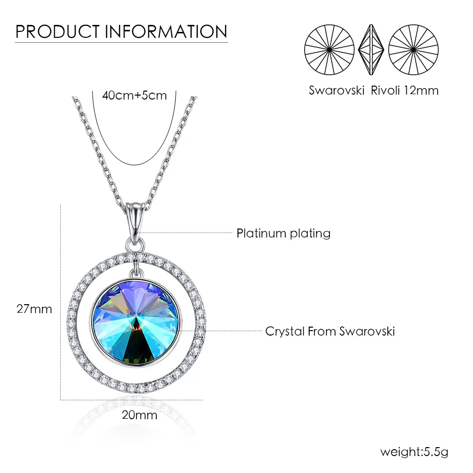 Ожерелье с подвеской BOSCEN для женщин подарок на день рождения День Святого