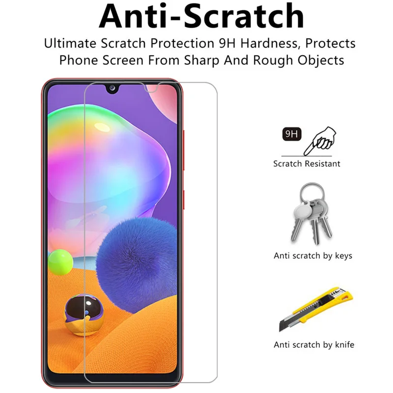 Чехол для samsung a31 защита экрана из закаленного стекла galaxy a 31 31a 6 4 дюйма глобальная