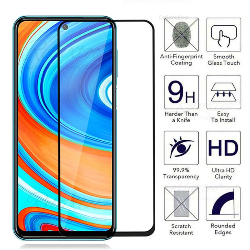 2 в 1 закаленное стекло для Xiaomi Redmi Note 8t 8 9 Pro max Защитная пленка объектива камеры на