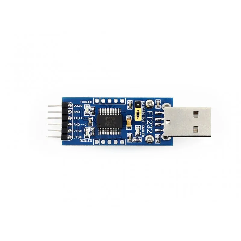 Модуль FT232 USB TO UART с разъемом типа A, поддерживающий Mac, Linux, Android, WinCE, Windows 7/8/8.1/10.